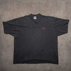 NIKE VINTAGE T SHIRT MENS BLACK XL